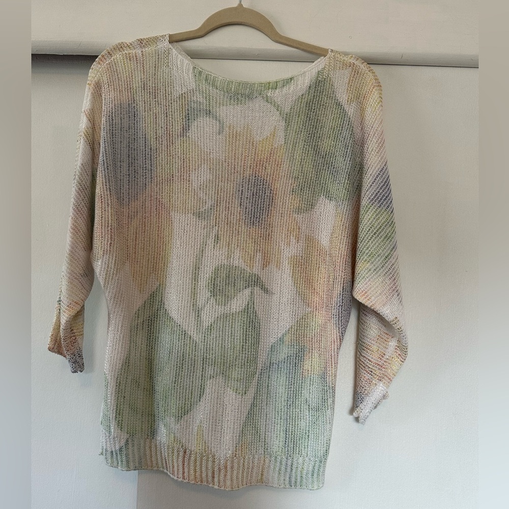 Sioni Sunflower Knit Sweater